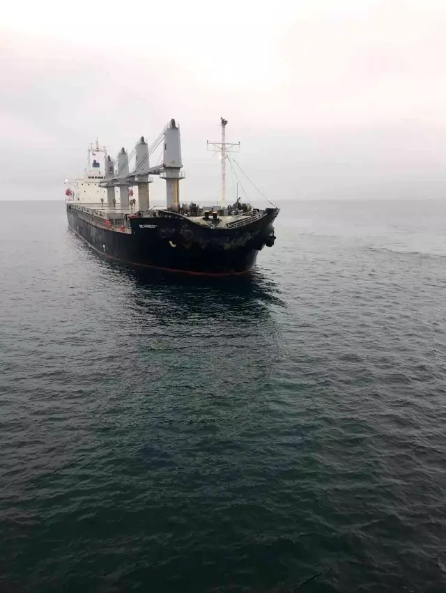 Son dakika haberi: Marmara Denizi'nde kaza yapan gemilerde incelemeler sürüyor