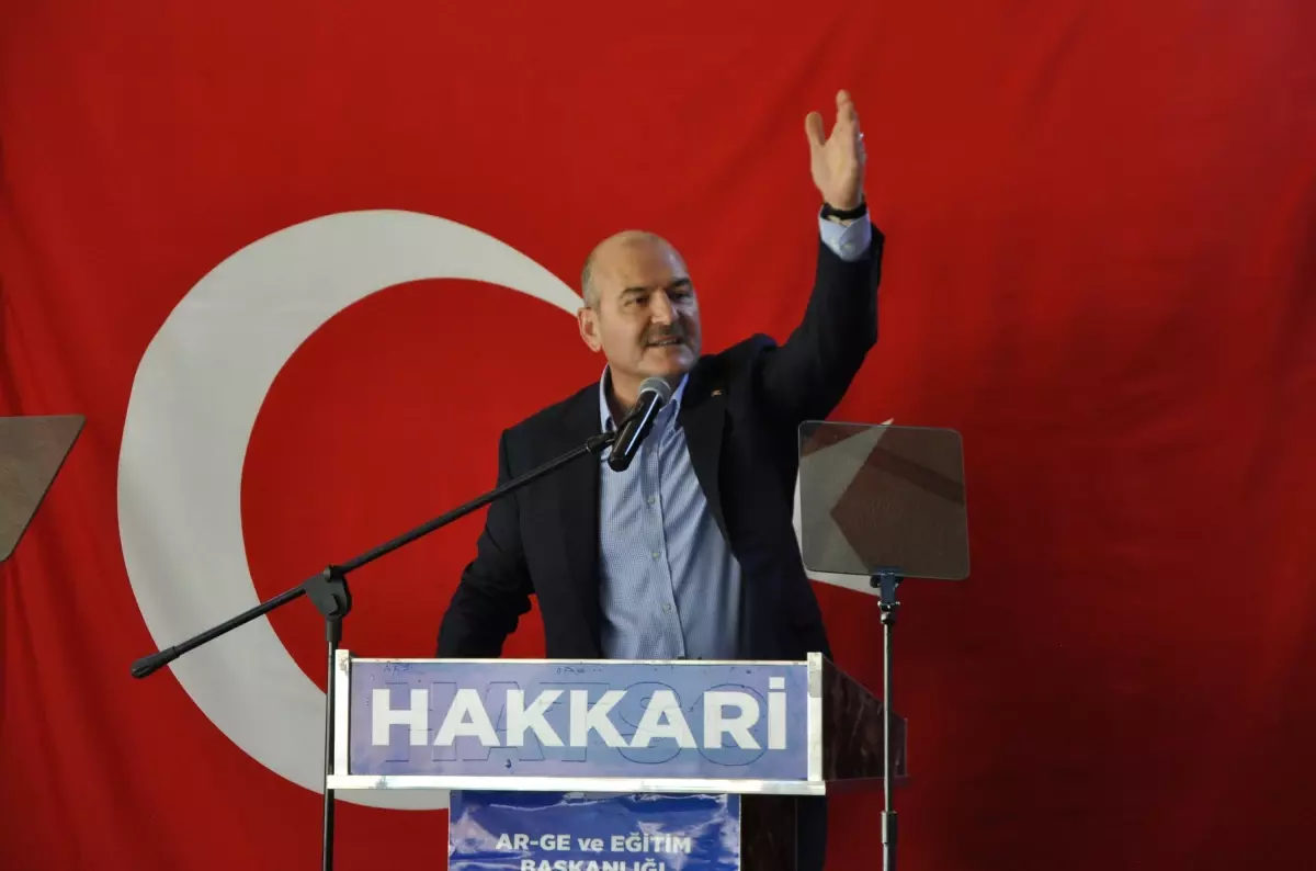 İçişleri Bakanı Soylu, Hakkari'de