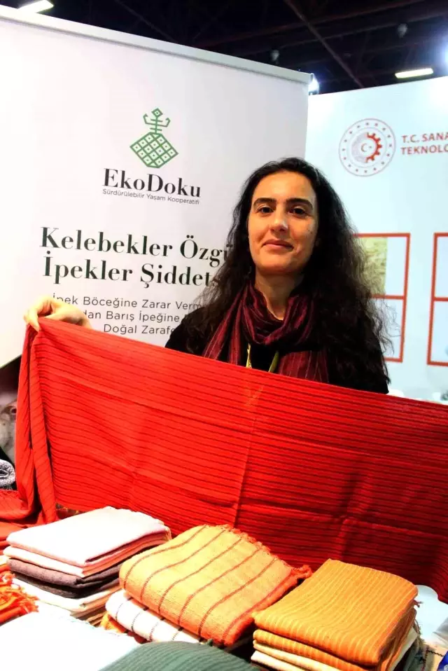 İpek böceğine zarar vermeden iplik ürettiler