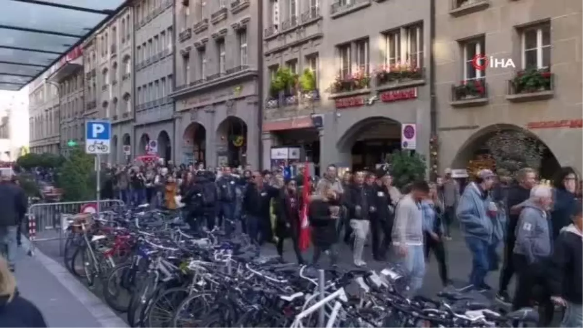 İsviçre'de korona sertifikası protestosu