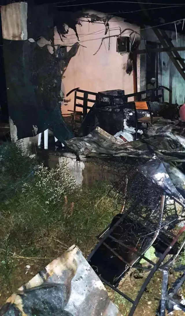 Son dakika: Köyceğiz'de ev yangını