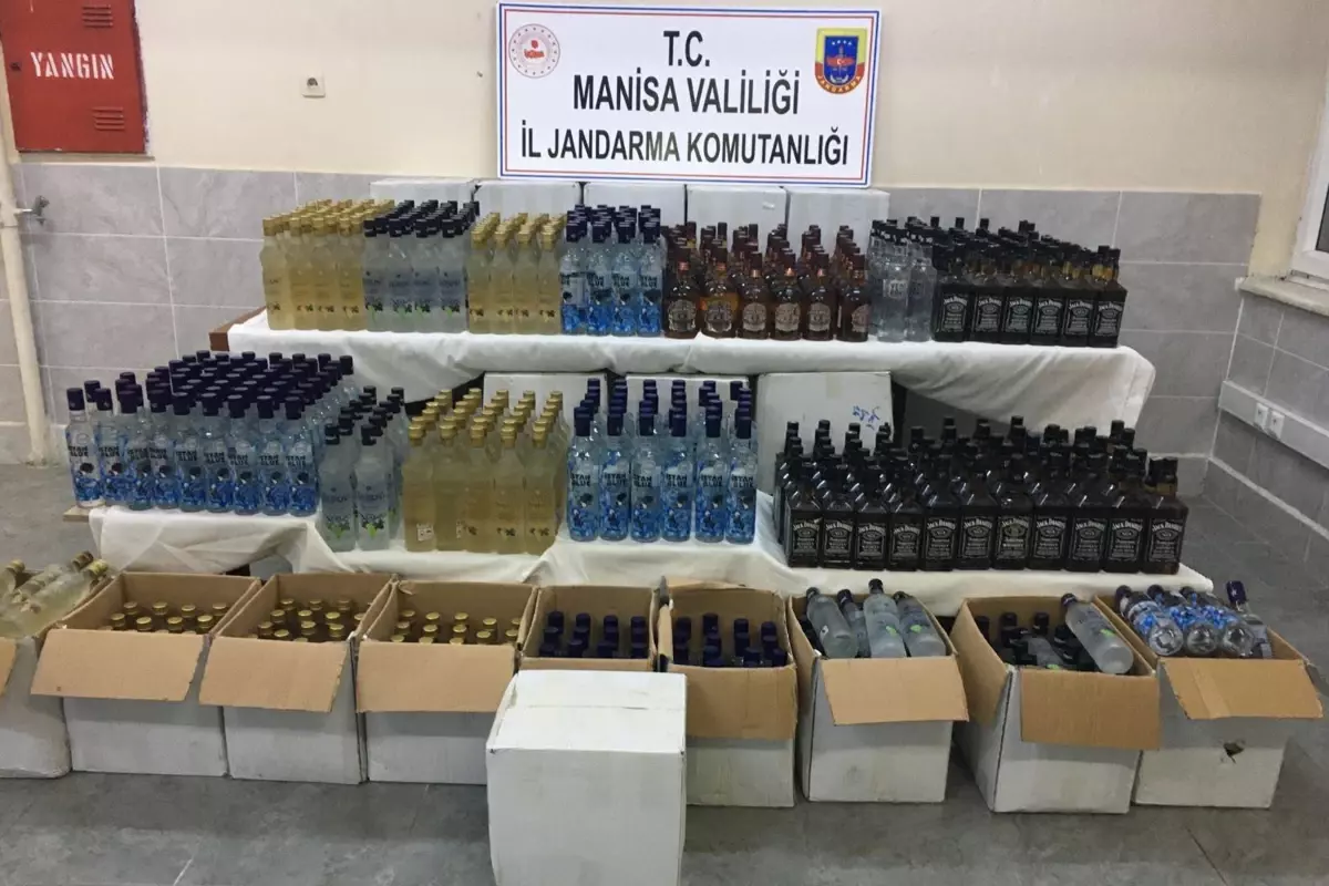 Son dakika haberleri... Manisa'da kaçak içki operasyonu
