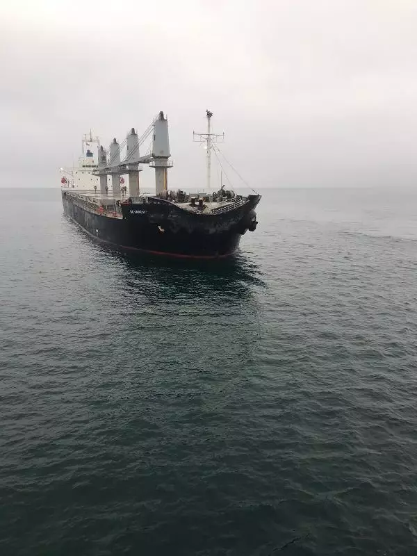 MARMARA DENİZİ'NDE İKİ GEMİ ÇARPIŞTI