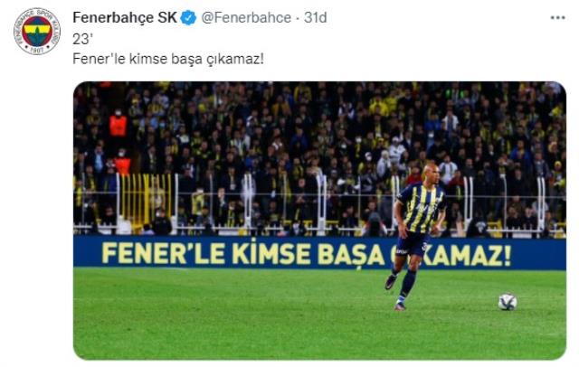 Fenerbahçe, Alanya maçında reklam panolarından bildiri verdi: Fener'le kimse başa çıkamaz