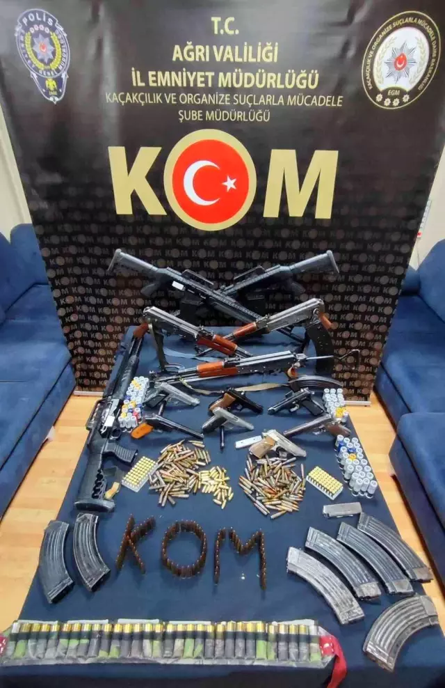 Ağrı'da silah kaçakçılarına operasyon: 2 şahıs tutuklandı