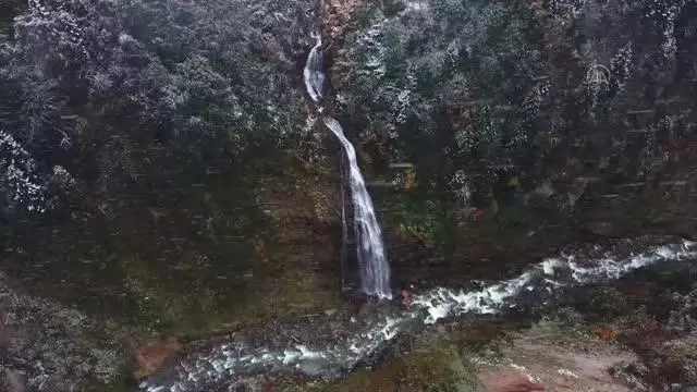 Ayder'de kar yağışı