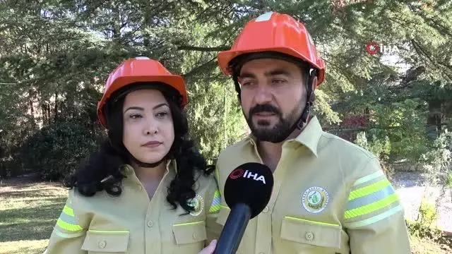 Son dakika... Gelin ve damadın giydiği kıyafet davetlileri şaşırttı: Yangın söndürme tatbikatı gibi düğün