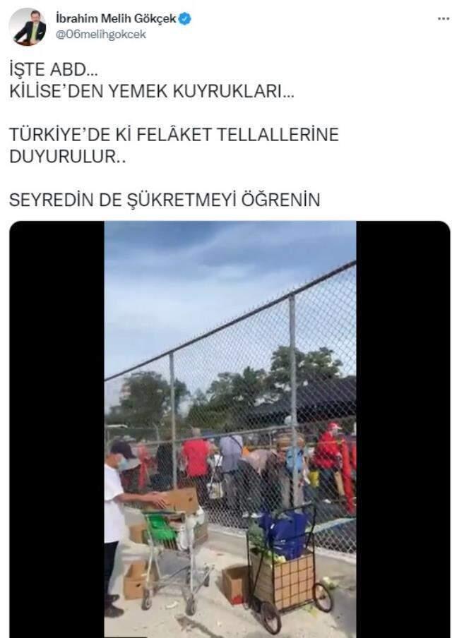 Melih Gökçek video paylaşıp 'Halinize şükredin' yazdı, takipçileri yorum bombardımanına tuttu