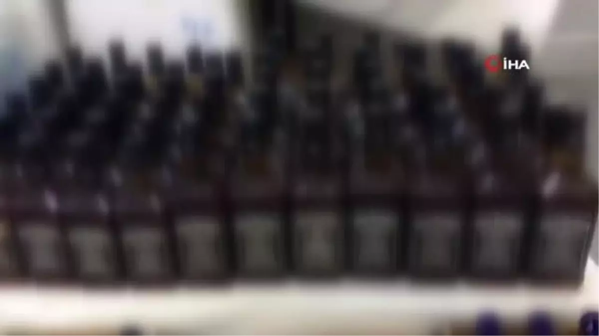 Manisa'da kaçak içki operasyonu