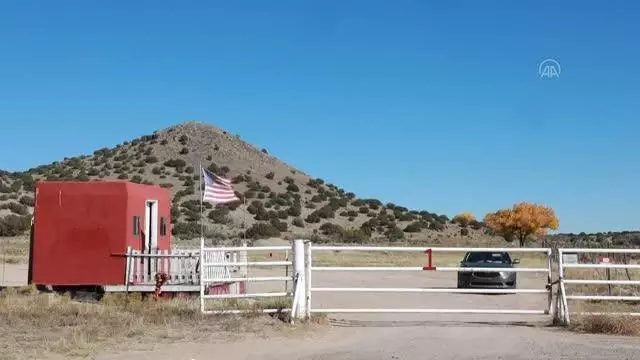 New Mexico'daki 'Rust' filminin çekildiği set