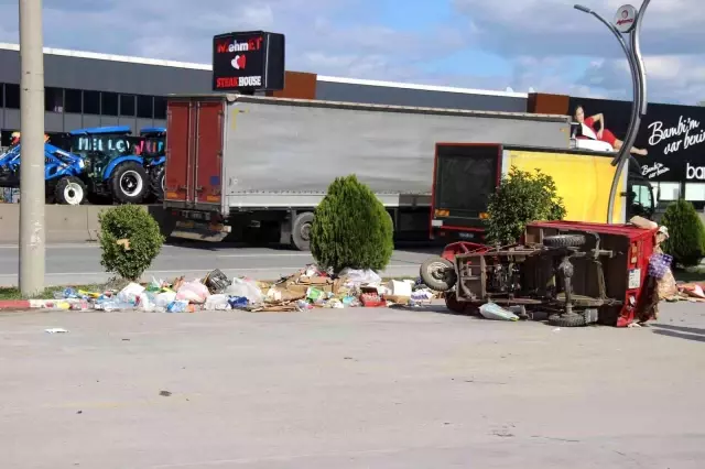 petrol istasyonuna dalan taksi hurda araci ve 2 14484978 o