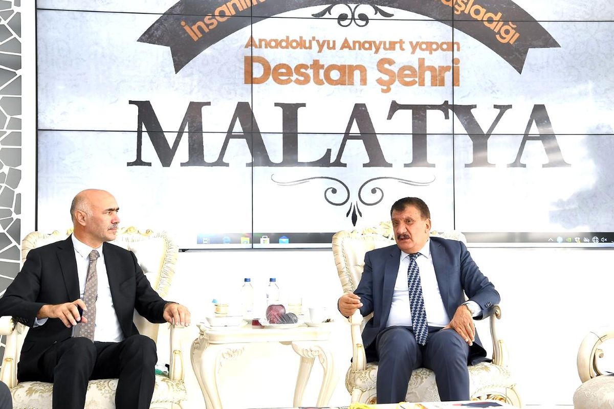BAŞKAN GÜRKAN,TİHEK 2. BAŞKANI ALİ TİRYAKİ'Yİ MAKAMINDA KABUL ETTİ