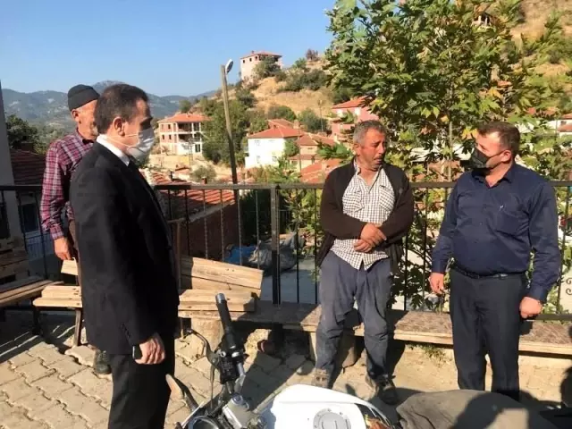 Burhaniye'de Kaymakam Memiş kırsal mahalleleri ziyaret etti