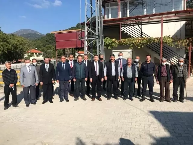 Burhaniye'de Kaymakam Memiş kırsal mahalleleri ziyaret etti