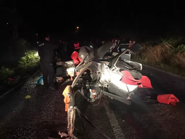 Otomobille kamyonetin çarpışması sonucu bir kişi öldü, 5 kişi yaralandı
