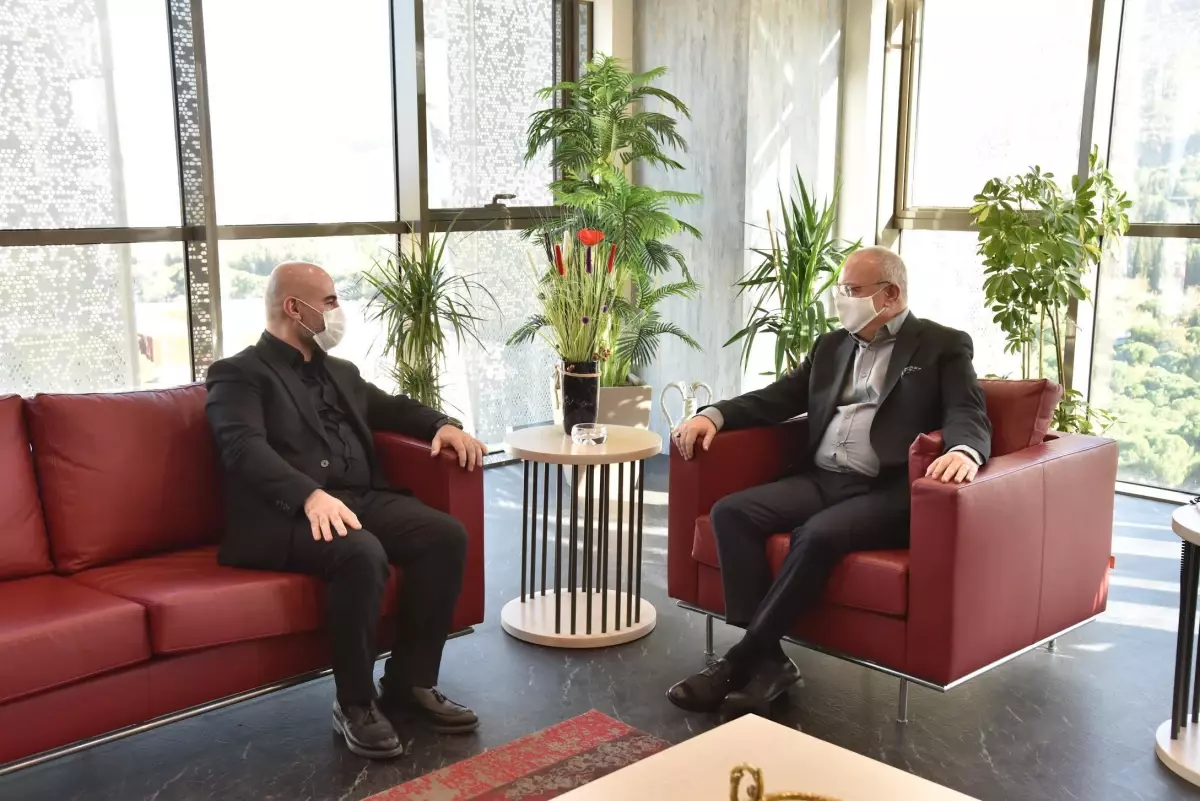 Başkan Ergün, Baro Başkanı Rona'yı ağırladı