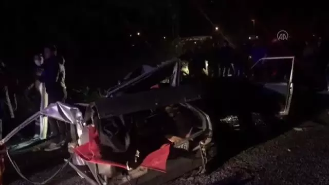Otomobille kamyonetin çarpışması sonucu bir kişi öldü, 5 kişi yaralandı