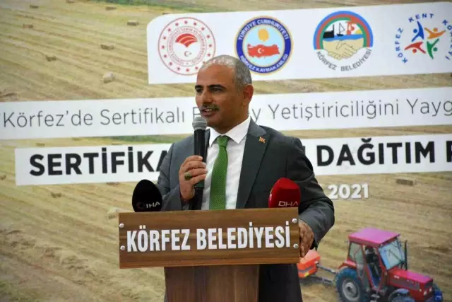 300 çiftçiye 30 ton tohum desteği