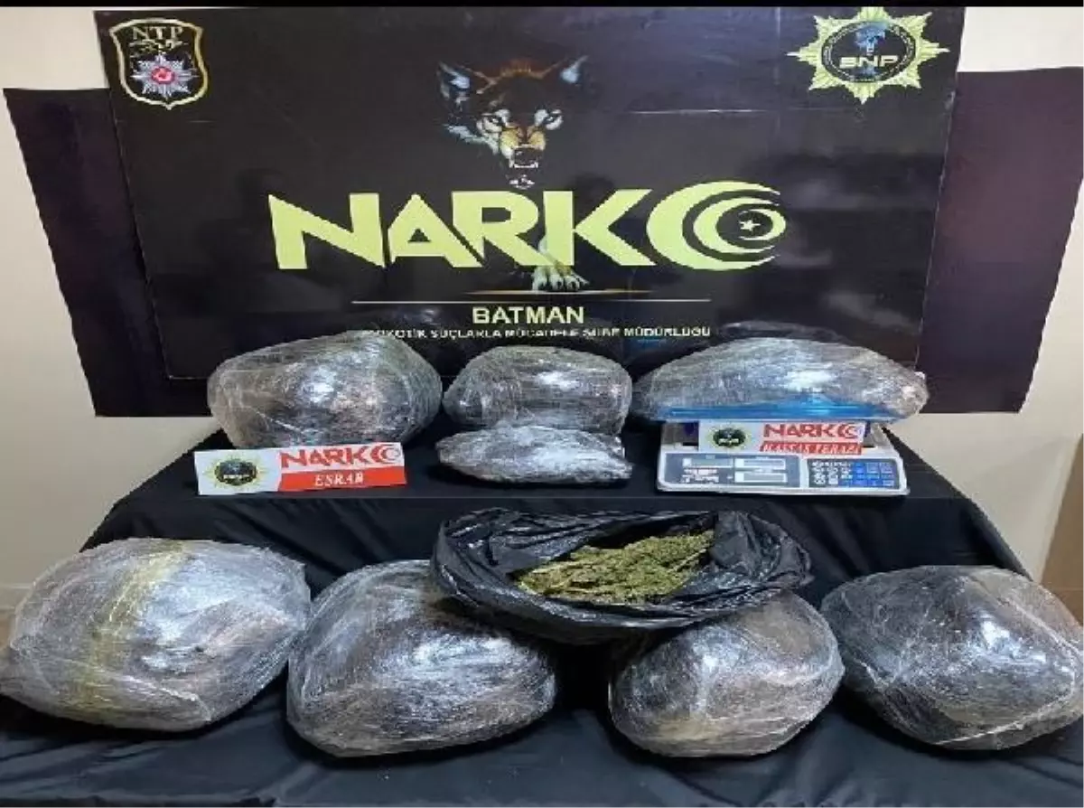 67 kilo esrar ele geçirildi; 2 kişi tutuklandı