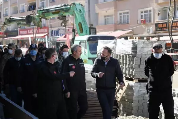 AFAD Başkanı Yunus Sezer, incelemelerde bulundu