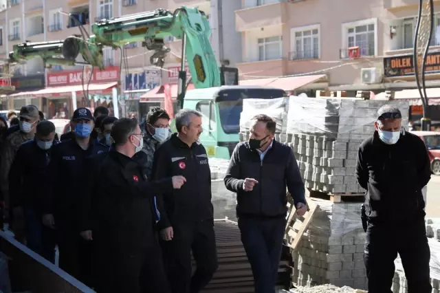 AFAD Başkanı Yunus Sezer, incelemelerde bulundu