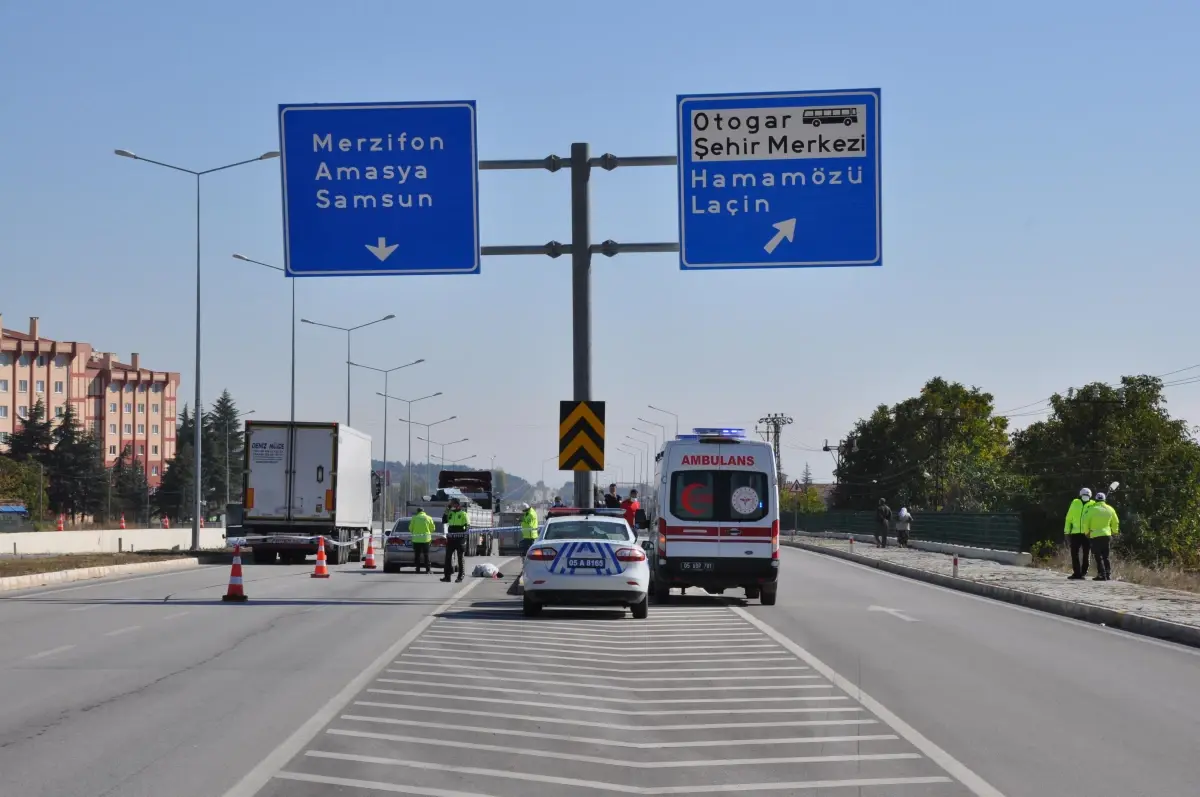 amasya da otomobilin carptigi yaya oldu