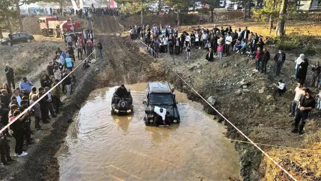 Başkan Yavaş'ın imdadına ATV aracı yetişti