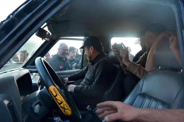 Başkan Yavaş'ın imdadına ATV aracı yetişti