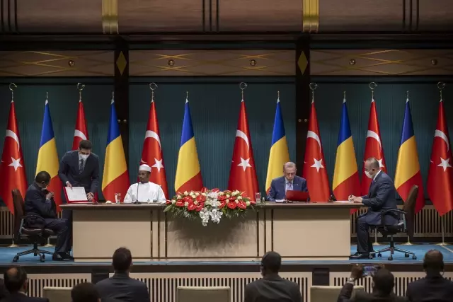 Cumhurbaşkanı Erdoğan Çad Geçiş Dönemi Devlet Başkanı Itno ile ortak basın toplantısında konuştu Açıklaması