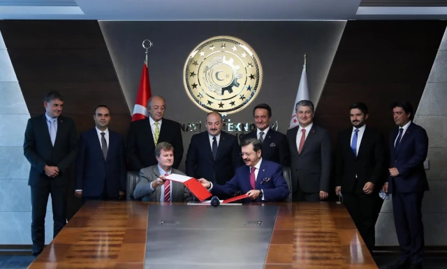 Hisarcıklıoğlu ve Kepler, yatırım planı ve teşvik müracaat belgesini imzaladı