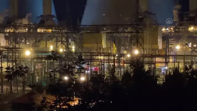 Son dakika haber! Doğal gaz kombine çevrim santrali trafosunda patlama (2)