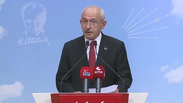 CHP Genel Başkanı Kemal Kılıçdaroğlu, basın açıklaması yaptı Açıklaması