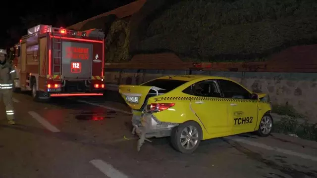 Maltepe'de makas atarak ilerleyen otomobil zincirleme kazaya neden oldu: 3 yaralı