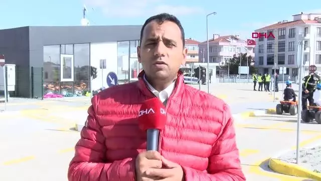 PANDEMİDE KAPALI KALAN TRAFİK EĞİTİM PARKI, ÇOCUKLARLA BULUŞTU