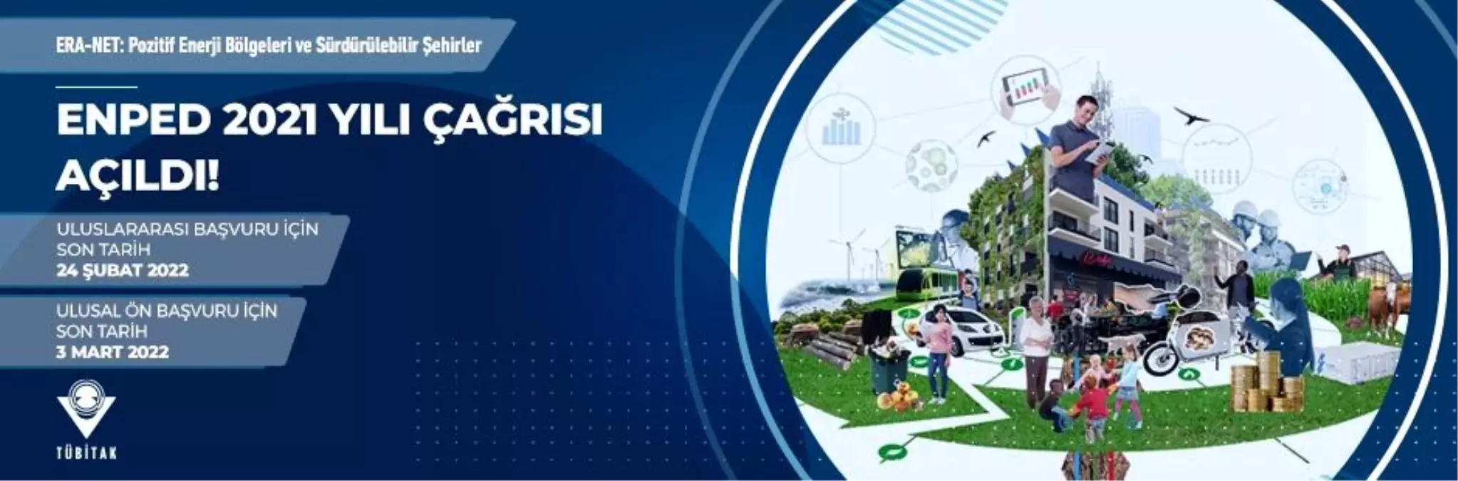 Pozitif Enerji Bölgeleri ve Sürdürülebilir Şehirler (ENPED) 2021 Yılı Çağrısı Açıldı!