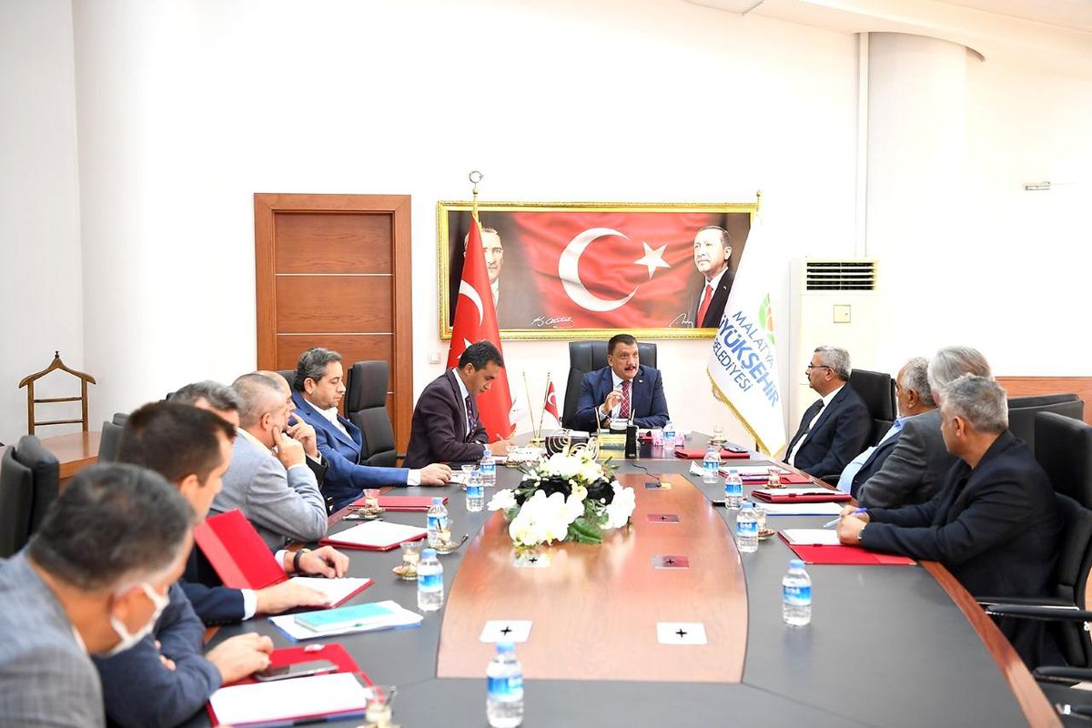 Başkan Gürkan, sanayi esnaf temsilcileriyle bir araya geldi