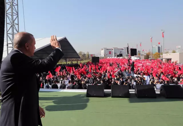 Cumhurbaşkanı Erdoğan: 2023 imtihanını başarıyla geride bıraktığımızda artık Türkiye'yi durdurabilecek hiçbir fani güç hiçbir engel tanımıyoruz.