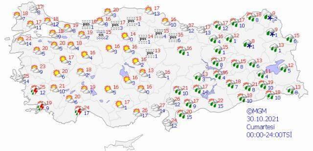 Meteorology gave the day and warned!  52 provinces including Istanbul, Ankara and Izmir will surrender to rain