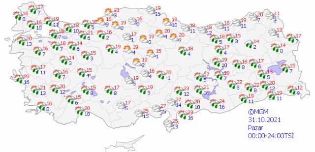 Meteorology gave the day and warned!  52 provinces including Istanbul, Ankara and Izmir will surrender to rain