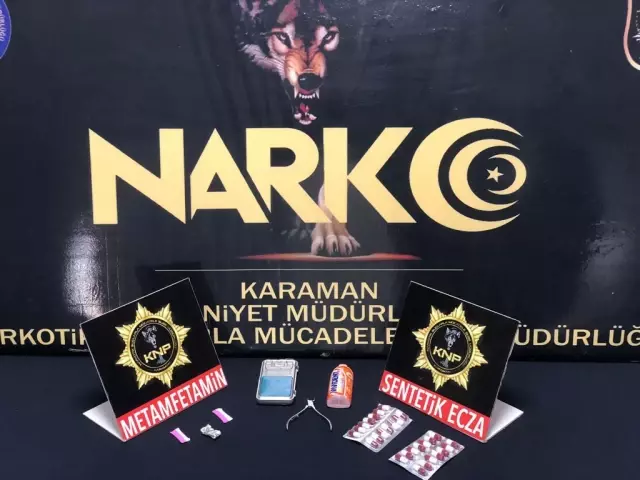 Karaman'da uyuşturucu ticareti yapan şüpheli tutuklandı