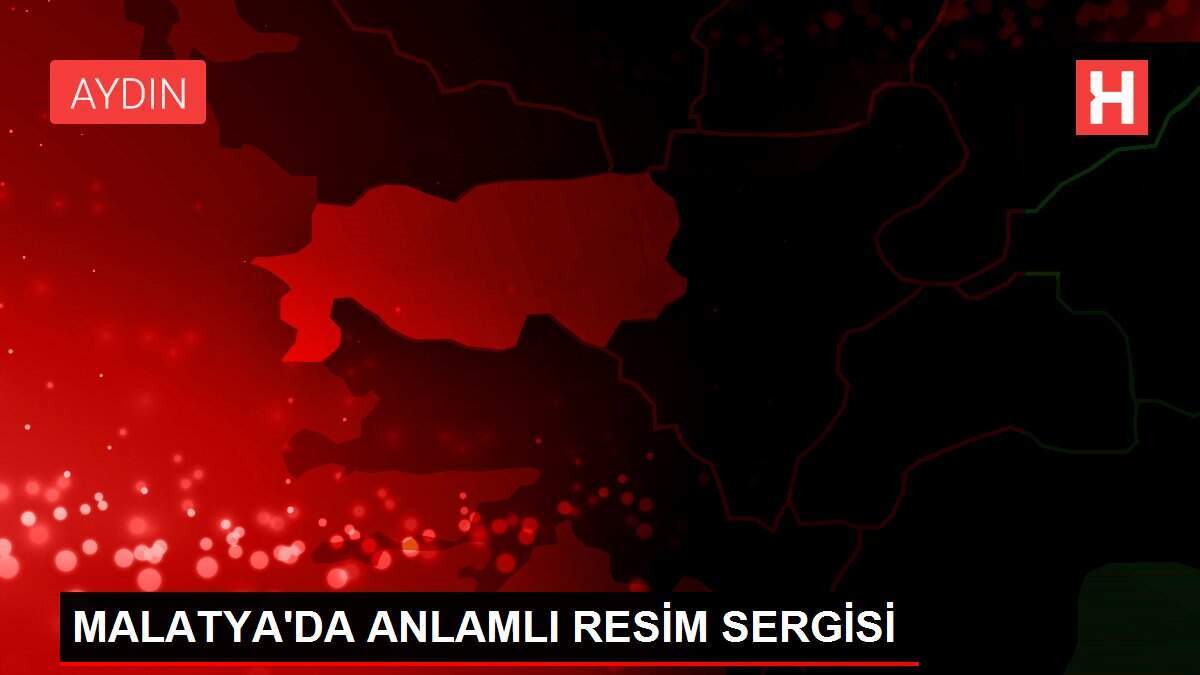 MALATYA'DA ANLAMLI RESİM SERGİSİ