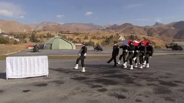 Şehit Piyade Sözleşmeli Er Ebubekir Sel için tören (2)
