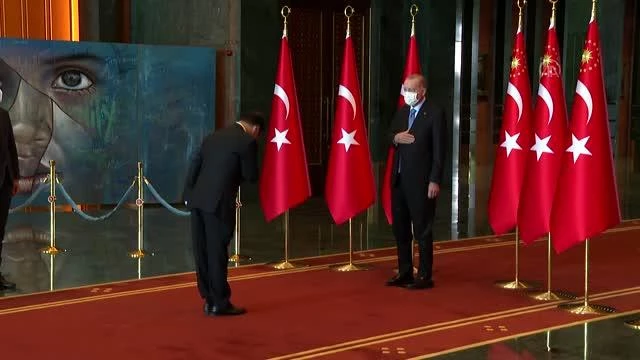 Son dakika haber... Cumhurbaşkanı Erdoğan, 29 Ekim Cumhuriyet Bayramı tebriklerini kabul etti (3)