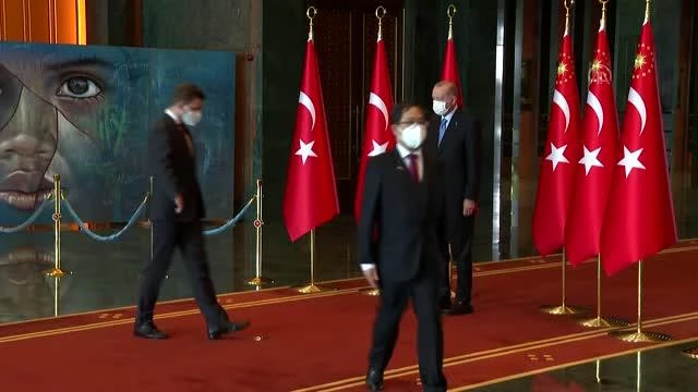 Son dakika haber... Cumhurbaşkanı Erdoğan, 29 Ekim Cumhuriyet Bayramı tebriklerini kabul etti (3)