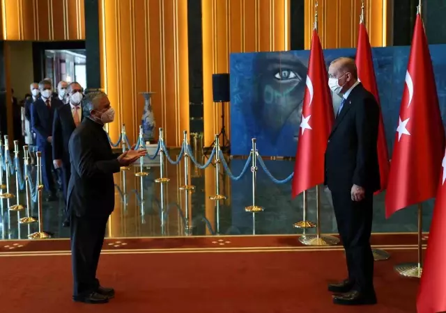 Cumhurbaşkanı Erdoğan, tebrikleri kabul etti