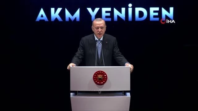 Cumhurbaşkanı Erdoğan: "Bu eser eski Türkiye ve yeni Türkiye fotoğrafının en besbelli görüldüğü yerdir.