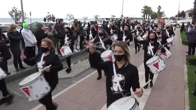 Cumhuriyet Bayanları Bandosu'dan 29 Ekim gösterisi