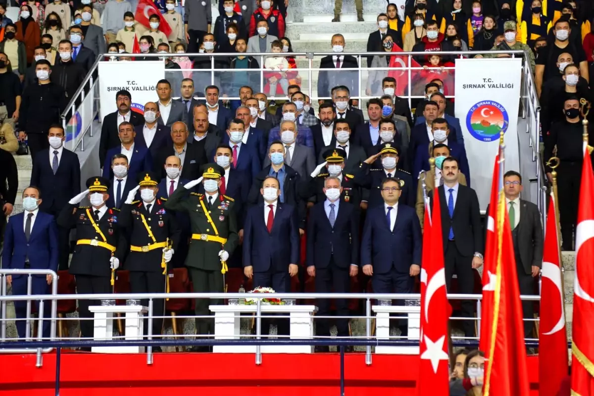 CUMHURİYETİMİZİN 98. YIL DÖNÜMÜ ŞIRNAK'TA COŞKUYLA KUTLANDI