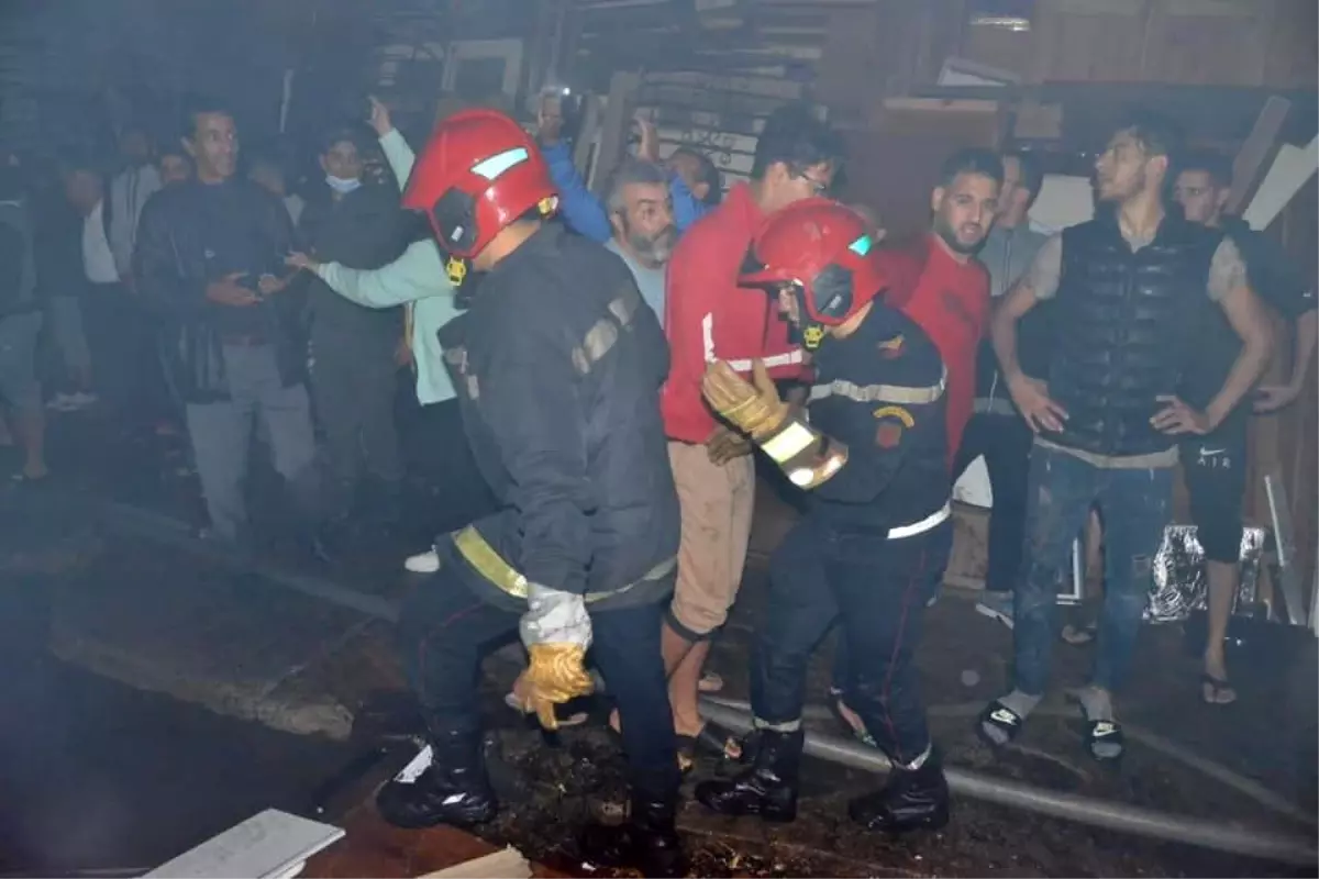 Son dakika gündem: Fas'ın meşhur pazarı Al-Qurayyah'ta yangın: 2 yaralı