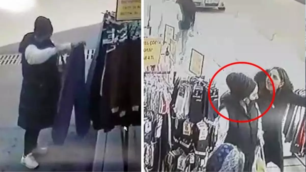 Çaldığı eşofmanı giyip mağazanın önünden geçince yakalandı